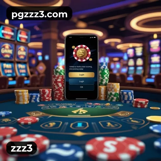 Sessão de jogo em andamento no aplicativo zzz3 para Android